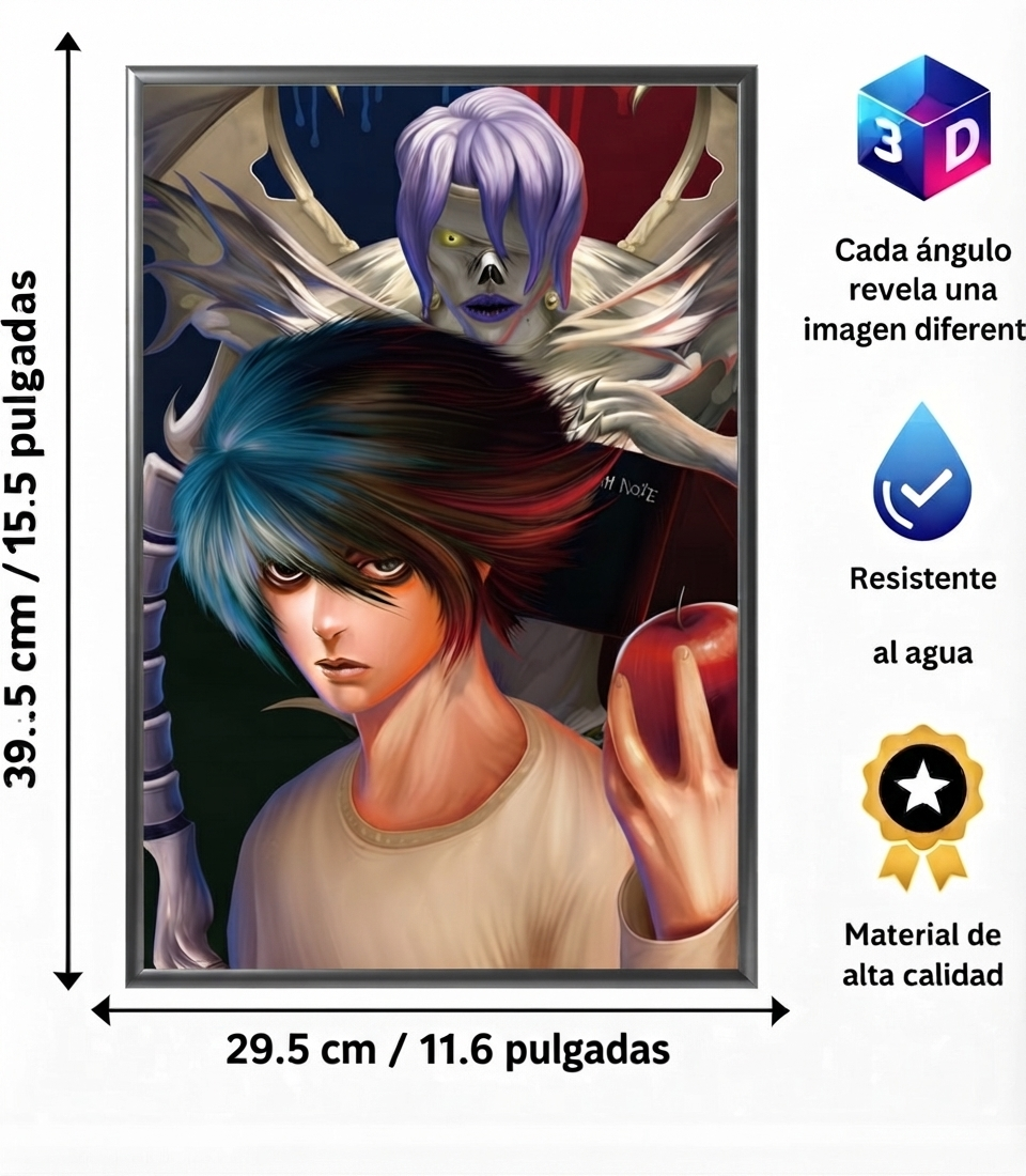 Póster Lenticular Anime 3D
